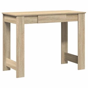 vidaXL Bureau chêne sonoma 100x45x75 cm bois d'ingénierie