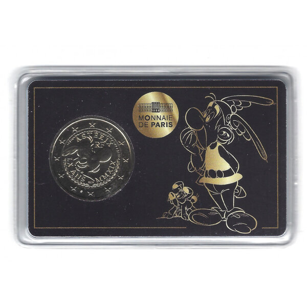 2 euros commémorative coincard BU France 2019 - Astérix et Idefix.
