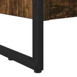 vidaXL Bibliothèque Chêne Fumé 80 x 30 x 155 cm Bois d'ingénierie