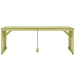 vidaXL Table de jardin 220x101 5x80 cm Bois de pin imprégné