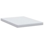 vidaXL Matelas Blanc 140 x 200 cm Mousse à mémoire de gel
