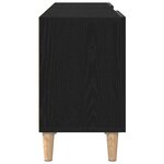 vidaXL Meuble TV Chêne noir 150 x 30 x 50 cm Bois d'ingénierie