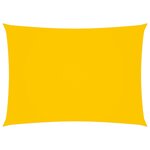 Vidaxl voile de parasol tissu oxford rectangulaire 6x8 m jaune