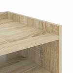vidaXL Cabinet de chevet avec étagère Chêne sonoma 40 x 40 x 61 cm