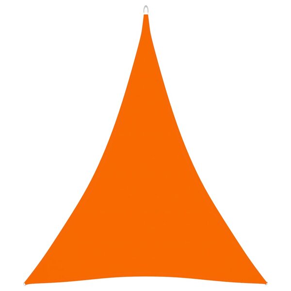 vidaXL Voile de parasol Tissu Oxford triangulaire 5x6x6 m Orange