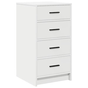 vidaXL Buffet Blanc 40 x 41 x 75 cm Bois d'ingénierie
