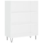 vidaXL Bibliothèque blanc 69 5x32 5x90 cm bois d'ingénierie