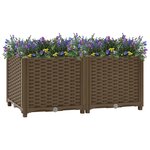 vidaXL Lit surélevé 80x40x38 cm Polypropylène