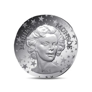 Marilyn Monroe Monnaie de 10€ Argent