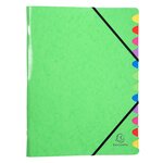 Trieur Dos Agrafé Iderma - A4 - Couleurs Assorties - X 8 - Exacompta