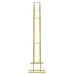 vidaXL Arche de mariage Doré 220 x 45 x 200 cm Acier