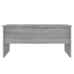 vidaXL Table basse Sonoma gris 102x50 5x46 5 cm Bois d'ingénierie