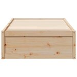 vidaXL Cadre de lit sans matelas 90x190 cm bois de pin massif