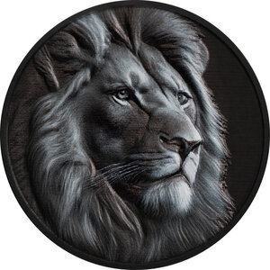 Monnaie LION Black and White 1 Oz Argent 5$ Cook Islands 2026 (PRÉCOMMANDE)