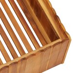 vidaXL Lit surélevé de jardin 50x50x25 cm Bois massif d'acacia