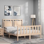vidaXL Cadre de lit sans matelas 140x200 cm bois massif de pin