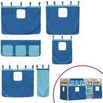 vidaXL Lit superposé sans matelas 90x190 cm bois de pin massif