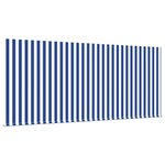vidaXL Auvent Rétractable Bleu et Blanc 300 x 200 cm