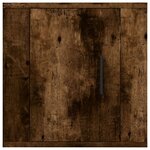 vidaXL Meubles TV muraux 2 Pièces Chêne fumé 40x34 5x40 cm