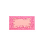 PAPERTREE LUCY Lot de 5 Enveloppes cadeau + carte 19X10cm-Rose/Rose