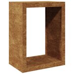 VidaXL Étagère à bois 60x40x80 cm acier résistant aux intempéries