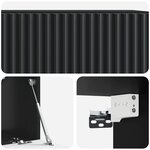 vidaXL Meuble TV mural 59 5 x 31 x 30 cm Noir Bois d'ingénierie
