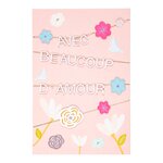 Carte Avec Beaucoup D'amour - Draeger paris