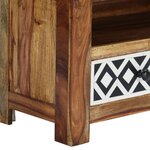 vidaXL Meuble TV 120x30x40 cm Bois de Sesham solide