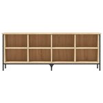vidaXL Armoire à chaussures chêne sonoma 131x35x50cm bois d'ingénierie