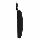 vidaXL Tête de lit suspendue Avec lumière LED Noir Velours
