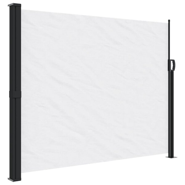 vidaXL Auvent latéral rétractable blanc 160x600 cm