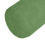 vidaXL Coussins d'accent 2 Pièces Vert clair Ø 25 x 70 cm