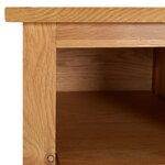 vidaXL Étagère à chaussures 90x37x45 cm Bois de chêne solide
