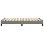 vidaXL Cadre de lit Gris foncé 120 x 200 cm Tissu