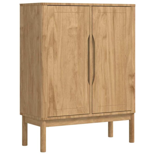vidaXL Buffet FLORO Cire marron 70 x 30 x 70 5 cm Bois de Pin Massif