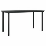 vidaXL Ensemble à manger jardin coussins 5Pièces marron poly rotin verre