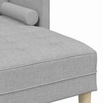 vidaXL Ensemble de Canapés 2 Pièces Gris nuage 173 x 131 x 67 cm