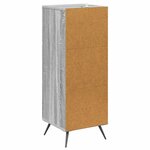 vidaXL Armoire à tiroirs Sonoma gris 33 x 34 5 x 90 cm
