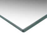 vidaXL Miroir mural sans cadre avec lampes LED Rectangulaire Verre