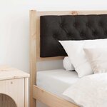 vidaXL Tête de lit Autre Marron et noir 90 cm Bois massif en pin