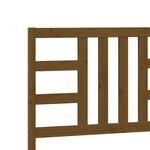 vidaXL Tête de lit Marron miel 206x4x100 cm Bois massif de pin