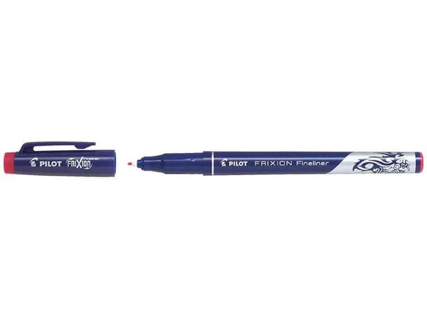 Stylo feutre Fineliner FRIXION Effaçable Rouge PILOT