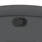 vidaXL Fauteuil inclinable Gris Similicuir