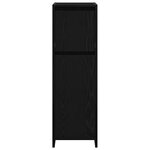 vidaXL Cabinet de salle de bain avec tiroir Chêne noir 30 x 30 x 95 cm