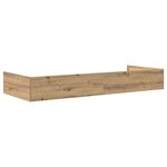 vidaXL Cadre de lit avec rangement Chêne artisanal 80 x 200 cm