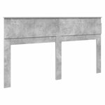 vidaXL Tête de lit Gris béton 200 cm Bois d'ingénierie