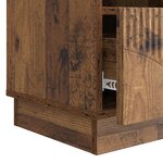 vidaXL Meuble TV Bois ancien 102 x 34 5 x 47 cm Bois d'ingénierie