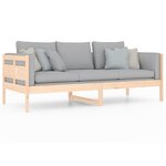 vidaXL Lit de jour bois de pin massif 80x200 cm