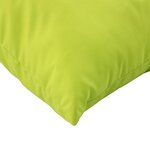 vidaXL Coussins de palette lot de 2 vert vif tissu