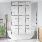 vidaXL Store enrouleur de douche 120x240 cm largeur du tissu 116 cm